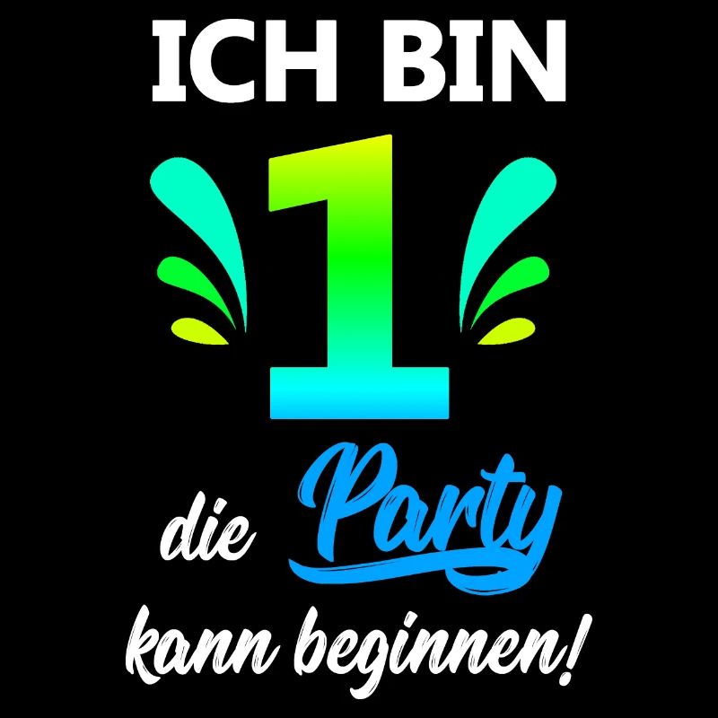 Ich bin 1 Jahr eins Kinder Geburtstag Party witzig
