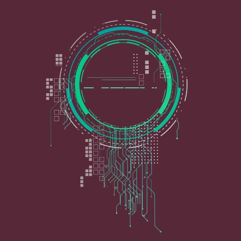 cpu pc platine raumschiff code nerd pc pixel coder