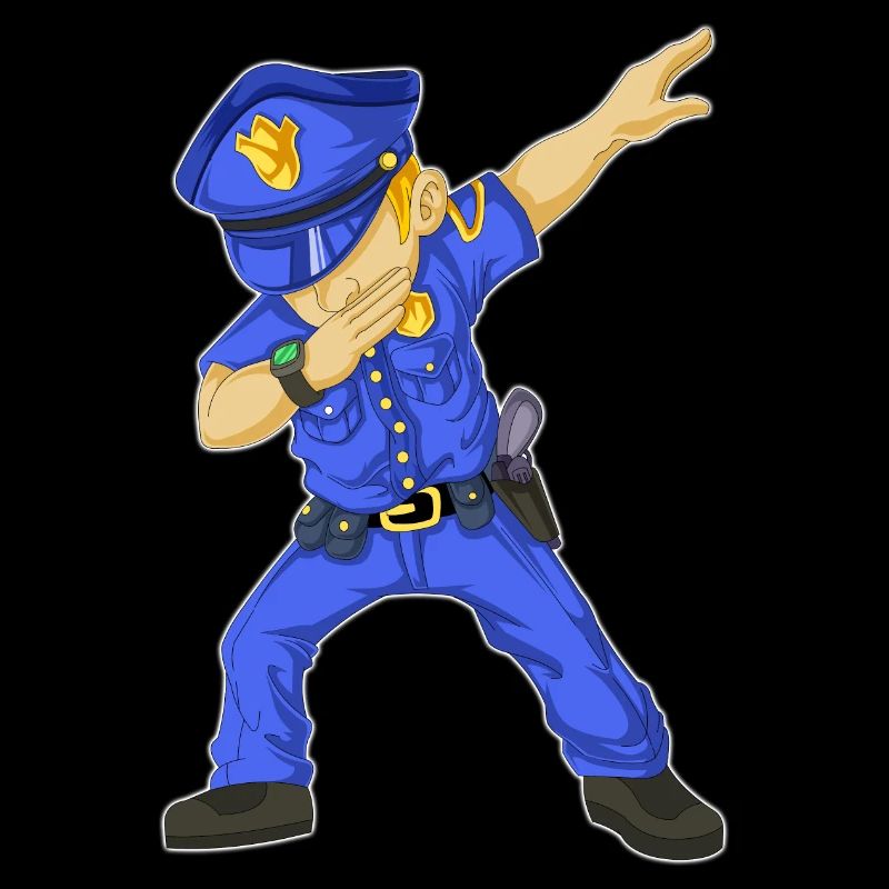 Polizei abtupfen