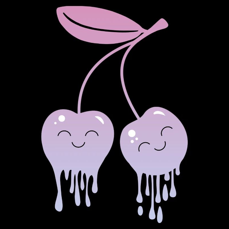 Melting Cherries Kawaii