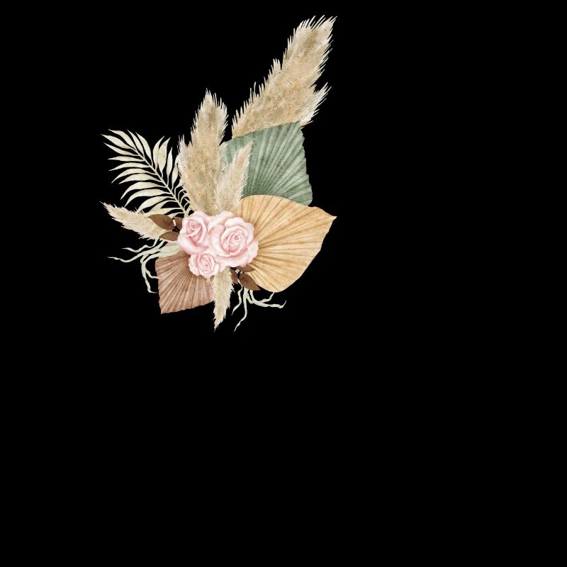 lettre E fleuris