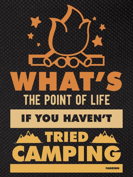 Camping Campfire Quote Gift