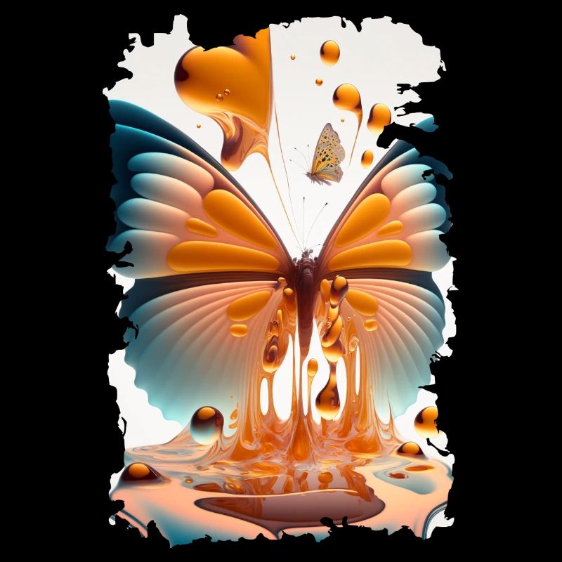 Melting butterfly