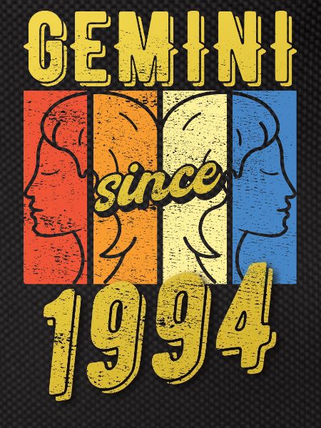 Gemini Zodiac 1994 Gift