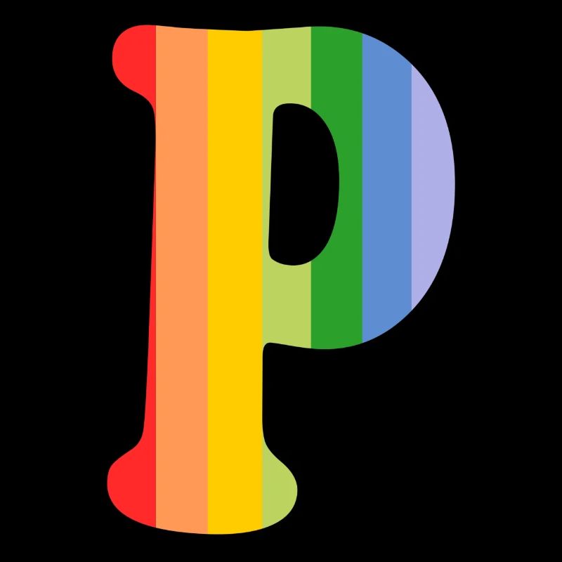 Letter P Rainbow