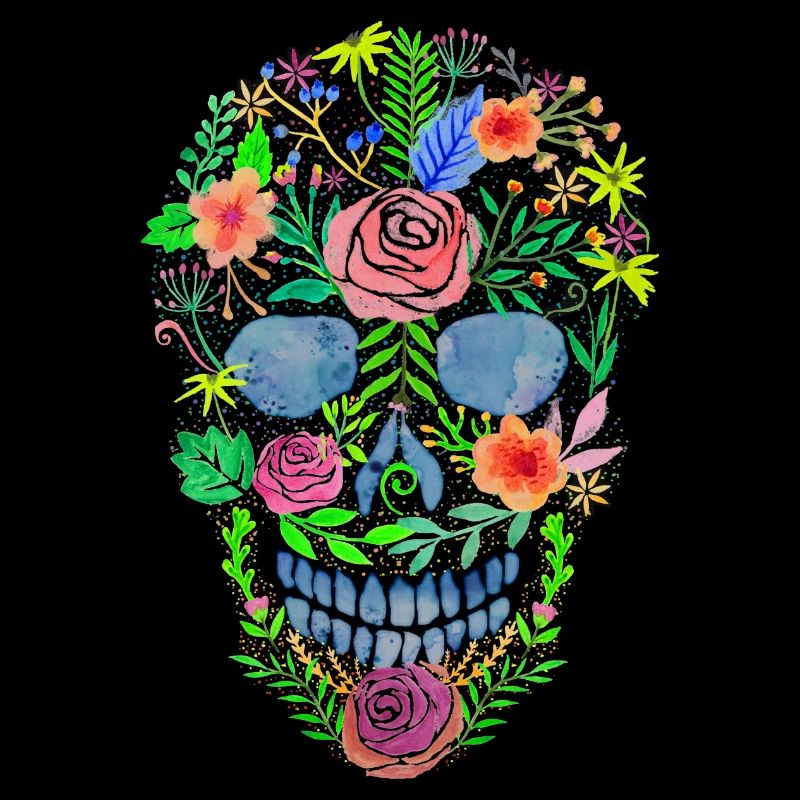 Blumenschädel