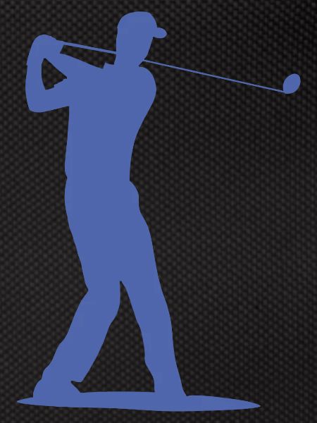 Golfer Silhouette - Tee Golf
