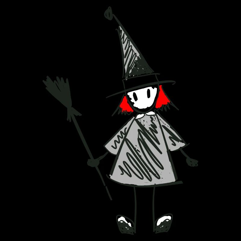 Stilisiertes Hexendesign