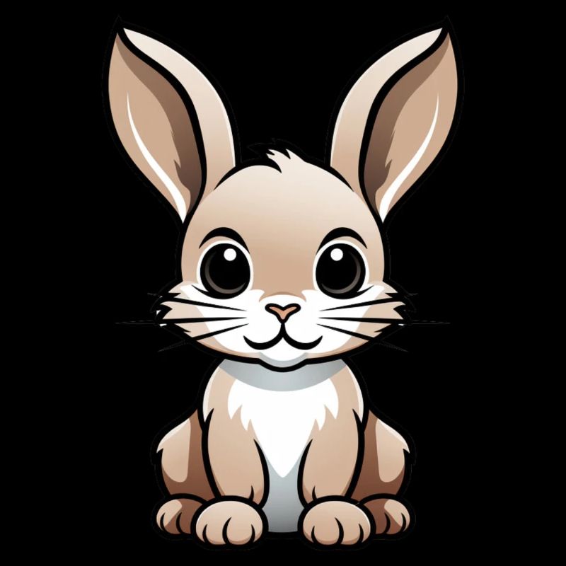 Comic Bunny Rabbit Bunny Cartoon Style