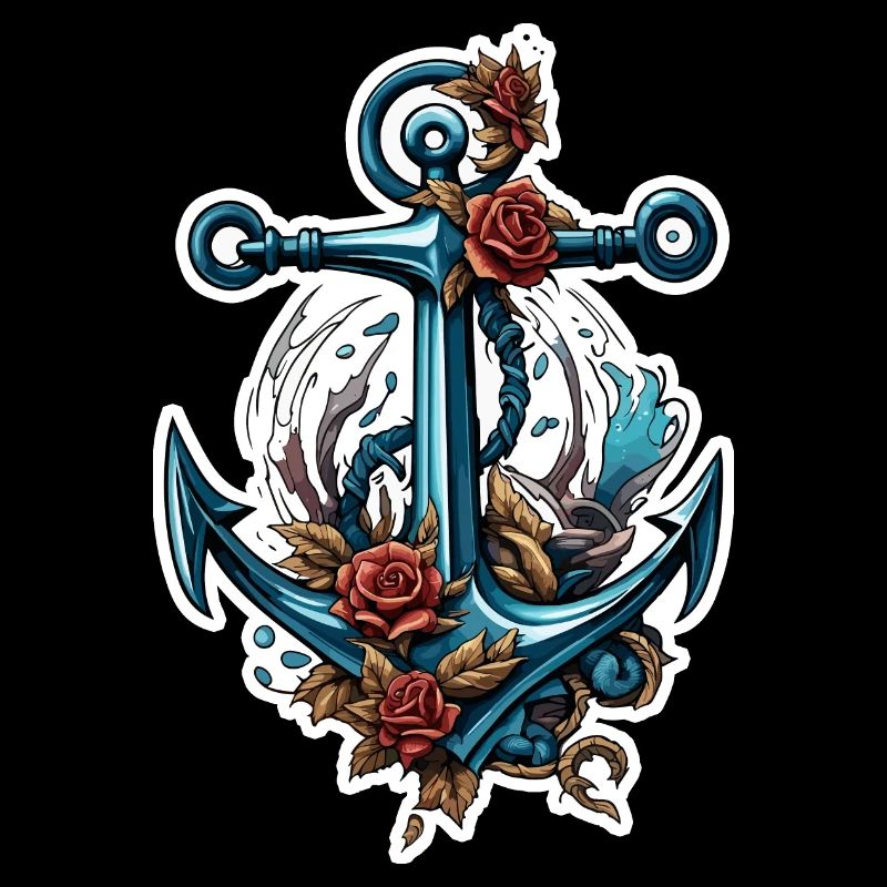 Ancre / Ahoy / Bateau / Navire / Eau / Mer / Lac