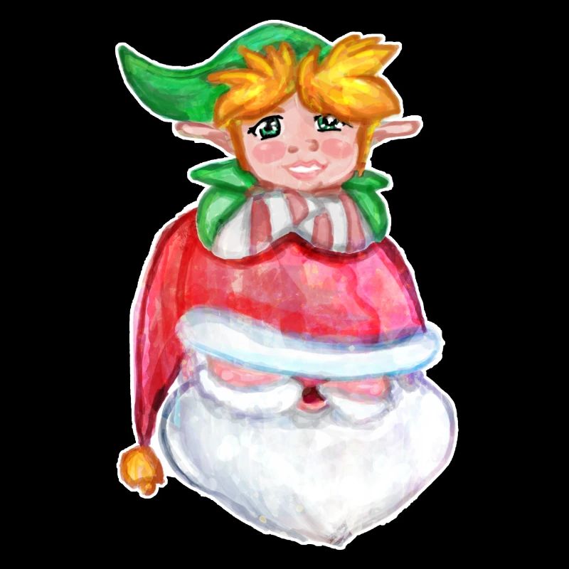 Kawaii Santa & Elf