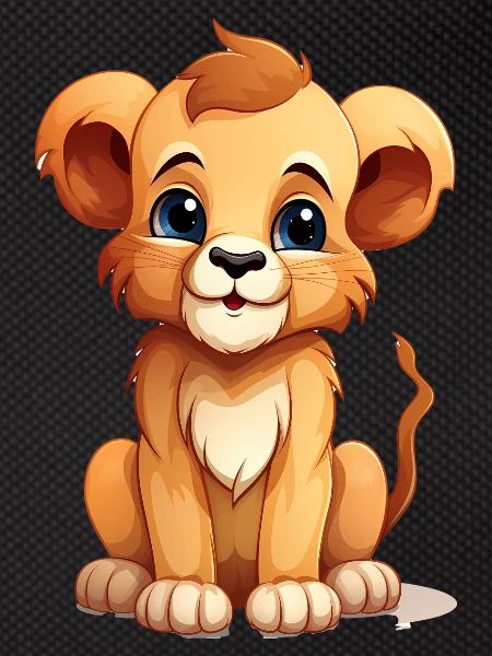 Bébé Lion mignon