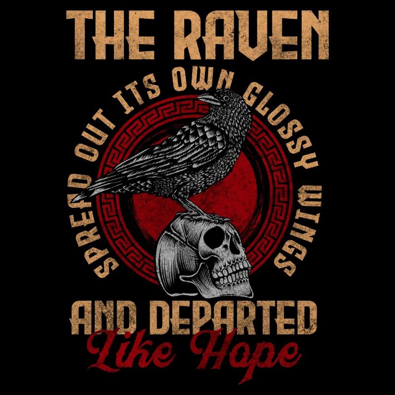 Crow Odin Black Rune