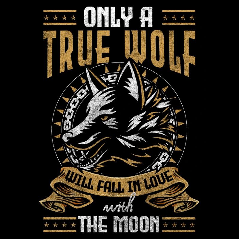 Meute de loups Lune Nature
