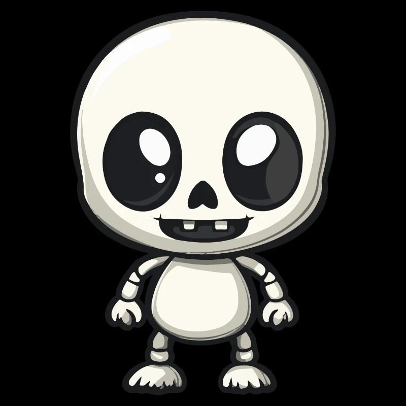 Zombie Halloween Skeleton Comic