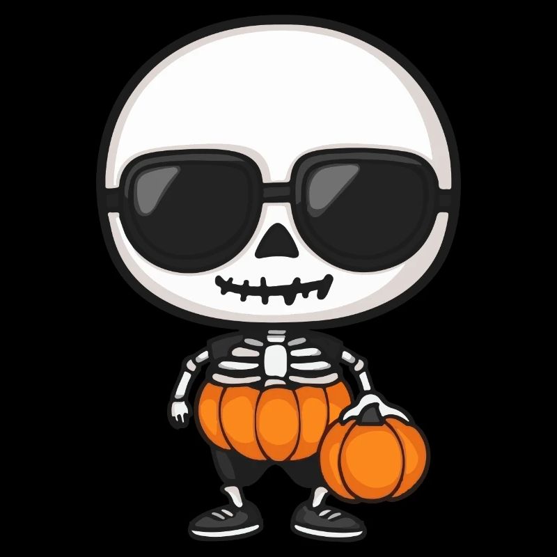Zombie Halloween Skeleton Cool