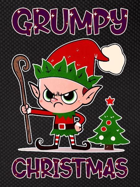 Grumpy Christmas Elf