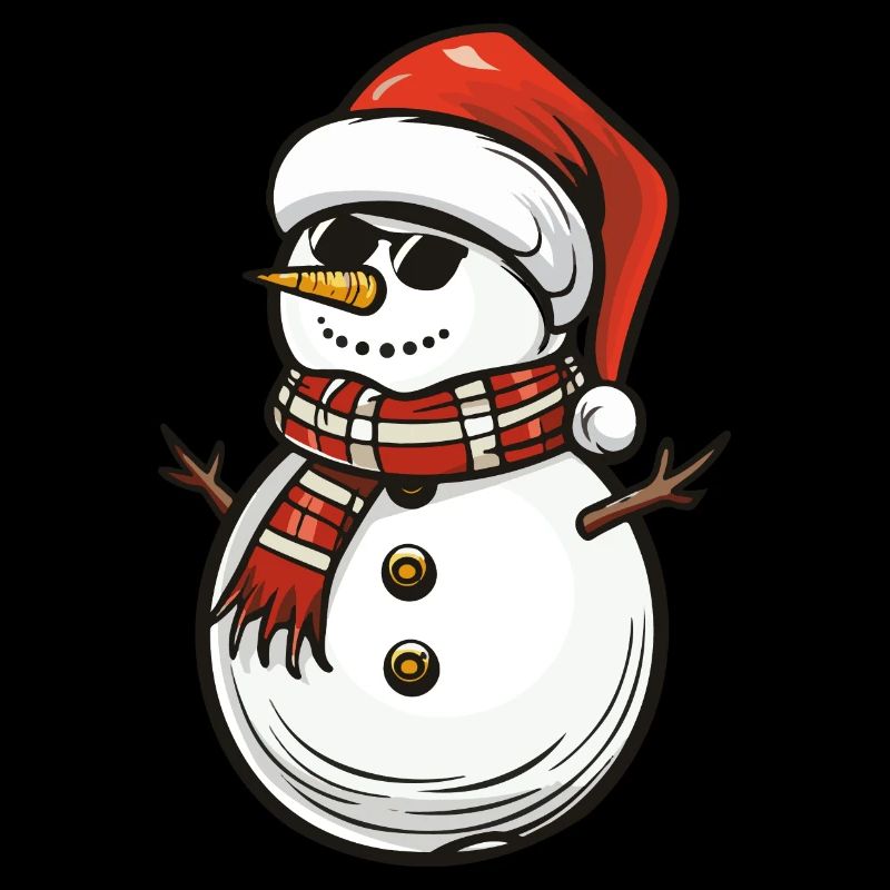 schneemann cool santa