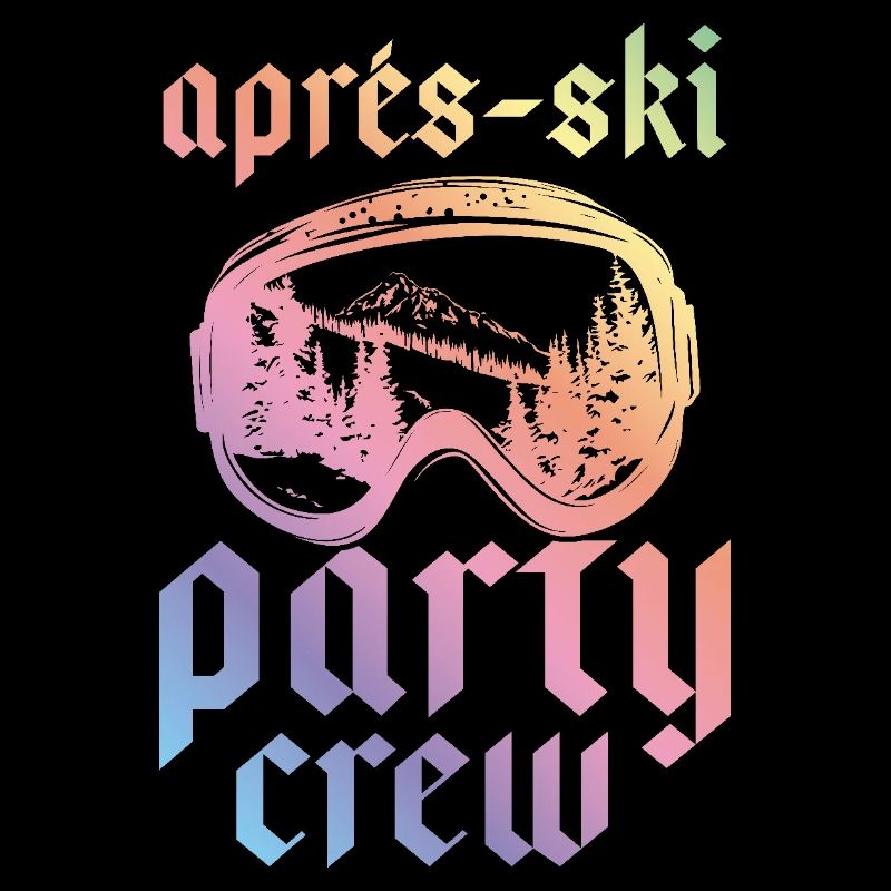 Après-ski Party Crew Coloré