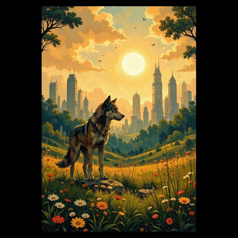 Das Bild des Wolfes