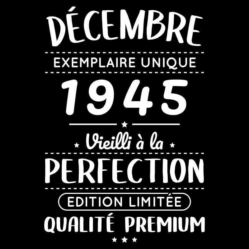 80. Geburtstag - Dezember 1945 Perfektion