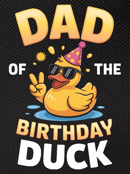 Birthday Duck Dad Tee