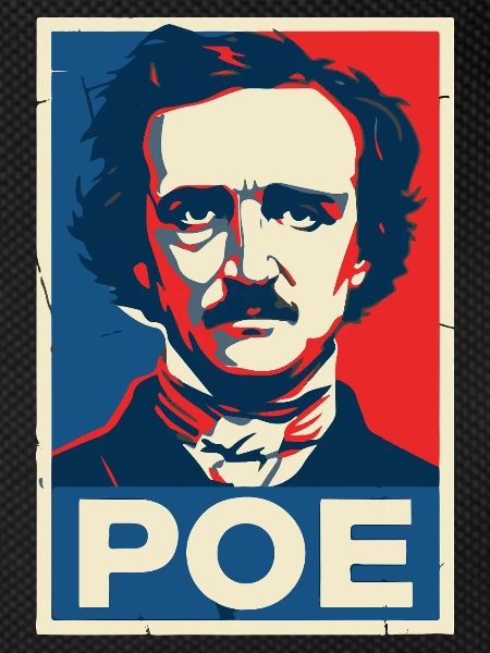 Gothic Literary Portrait Poster