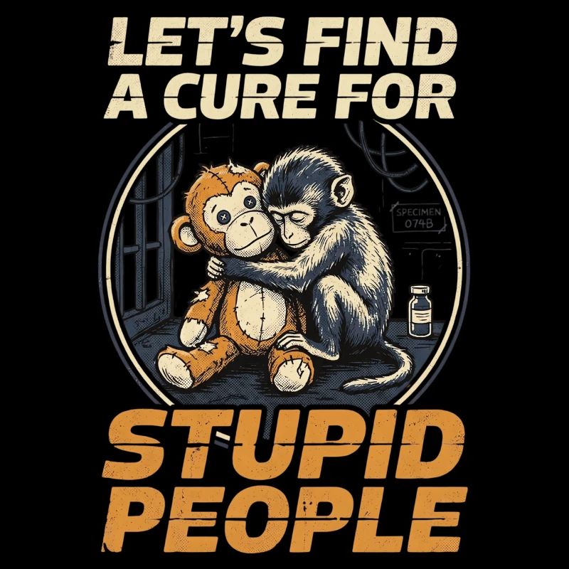 Lets find a cure for stupid people Monkey Punch