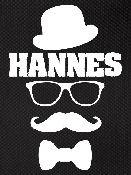 Hannes as a hipster