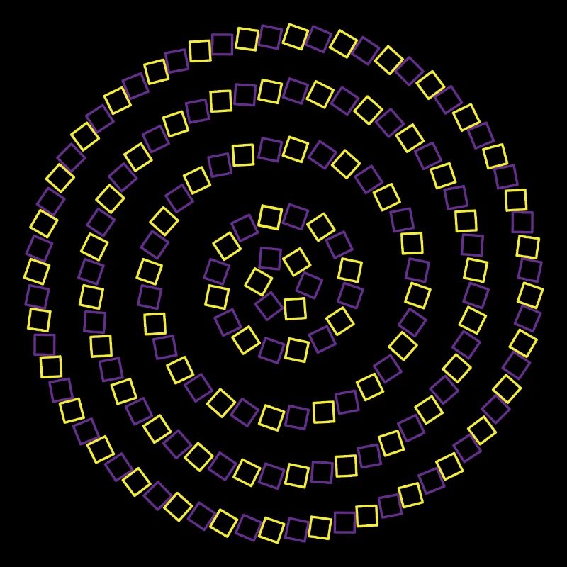 Spirale d'illusion optique