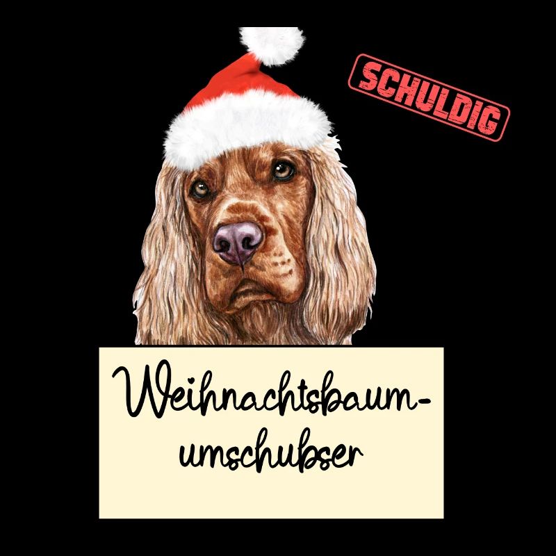 Weihnachtsbaum Umschubser Englischer Cocker Spanie