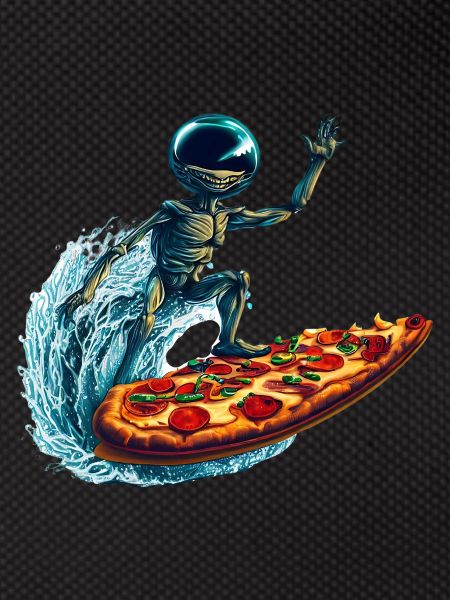 Pizza Surfer Alien