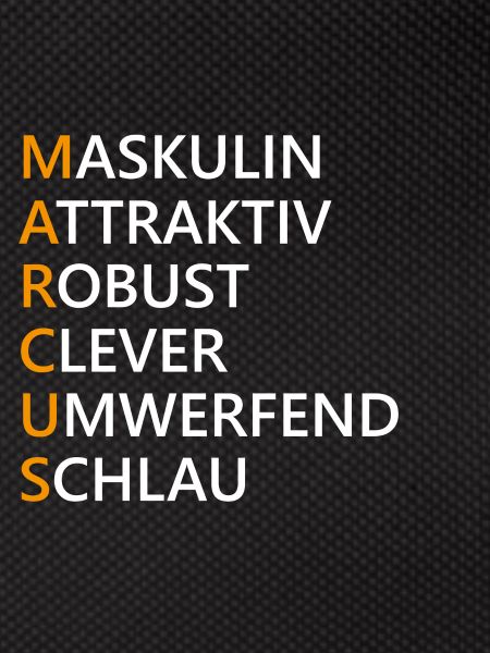 Marcus Name Geschenk