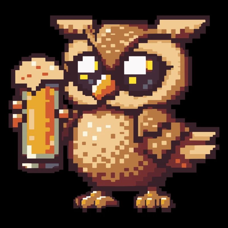 Owl Pixel Beer