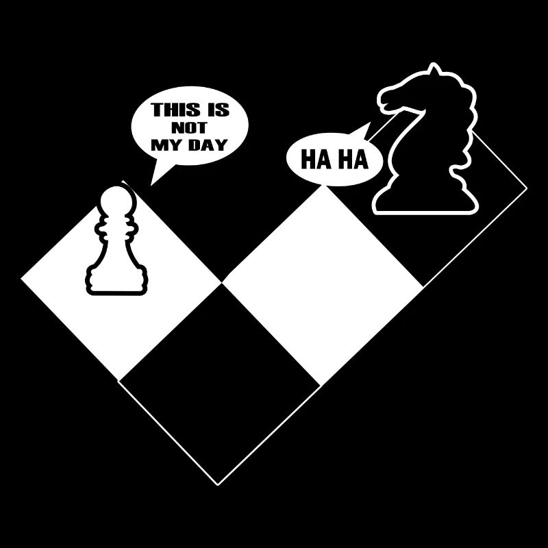 Funny chessboard chess pieces chess move