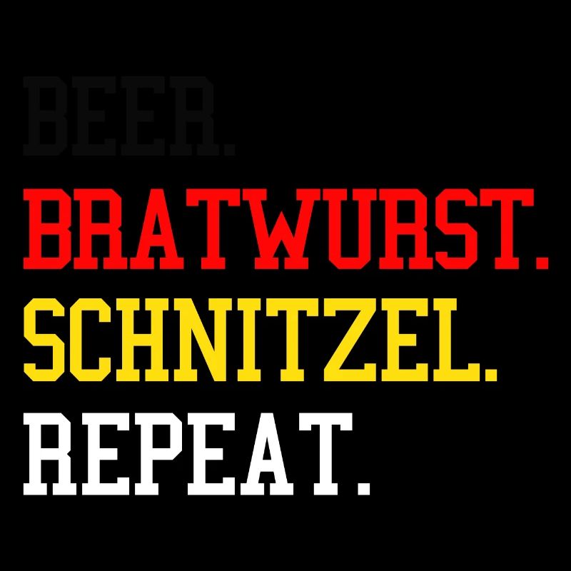 Bier-Bratwurst-Schnitzel Repeat Deutsch Grillen
