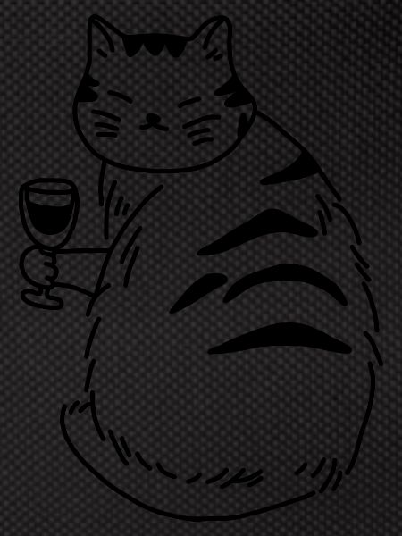 Cat wine alcohol
