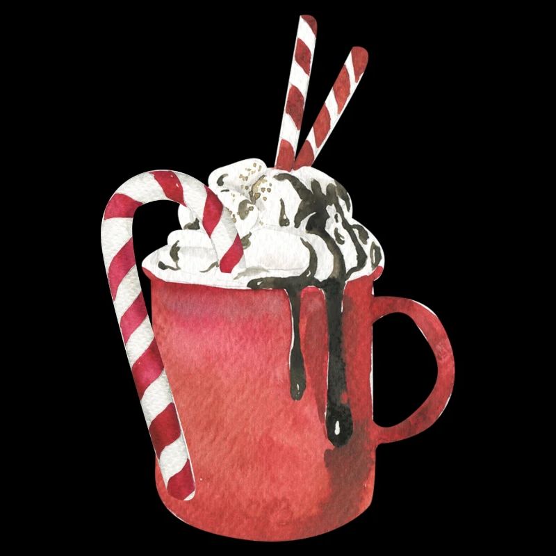 Hot chocolate and marshmallows