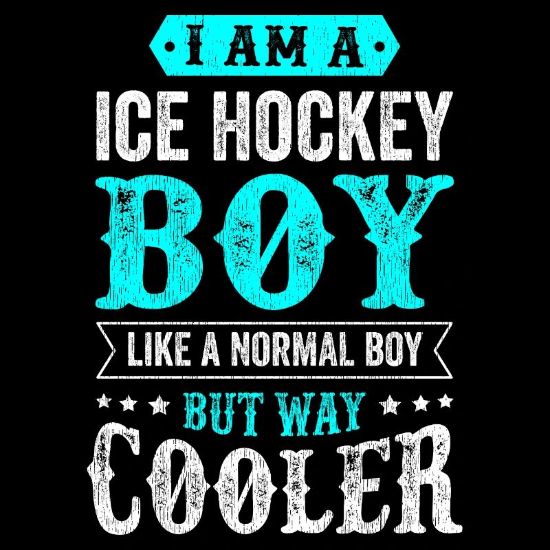 Ice Hockey Boy Eishockey Junge Mann Spruch