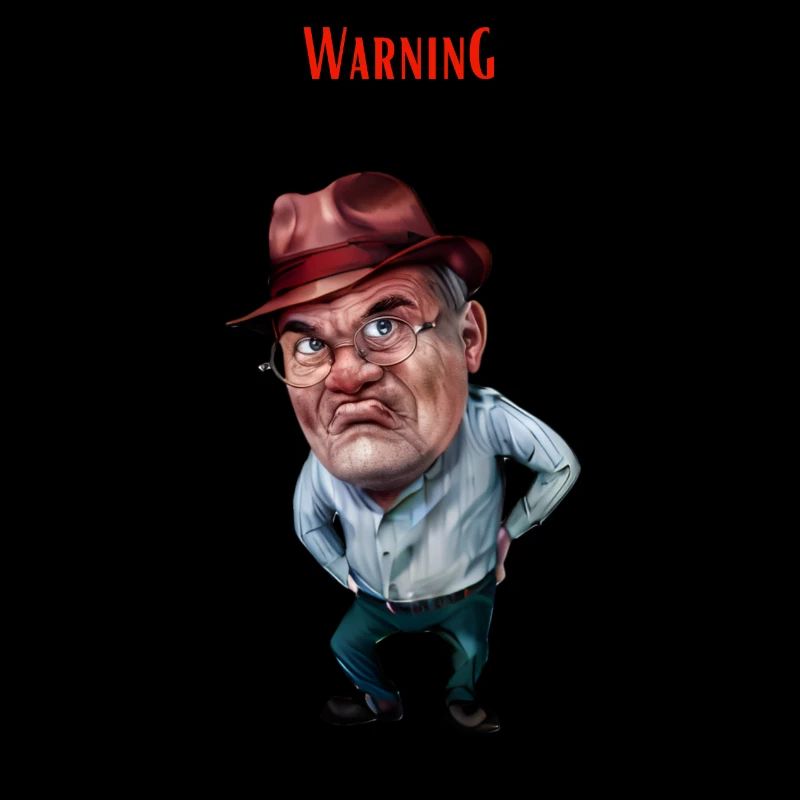 Warning Grumpy Old Man