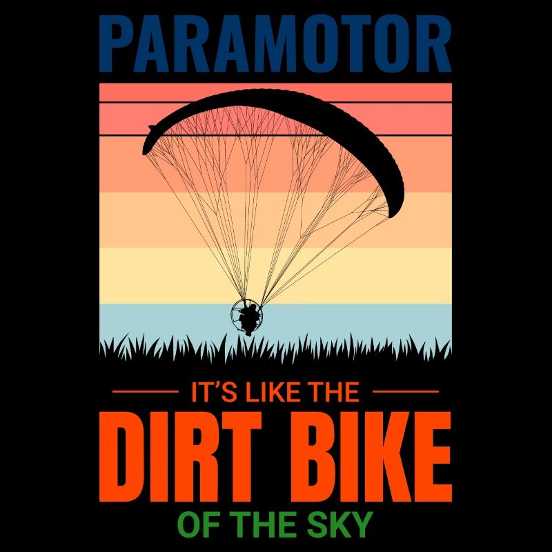 Pilote de paramoteur Paramoteur Dirt Bike Parapente