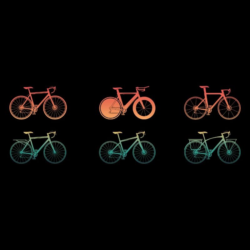 Différents types de vélos de route Vélo de sport Vélo de route