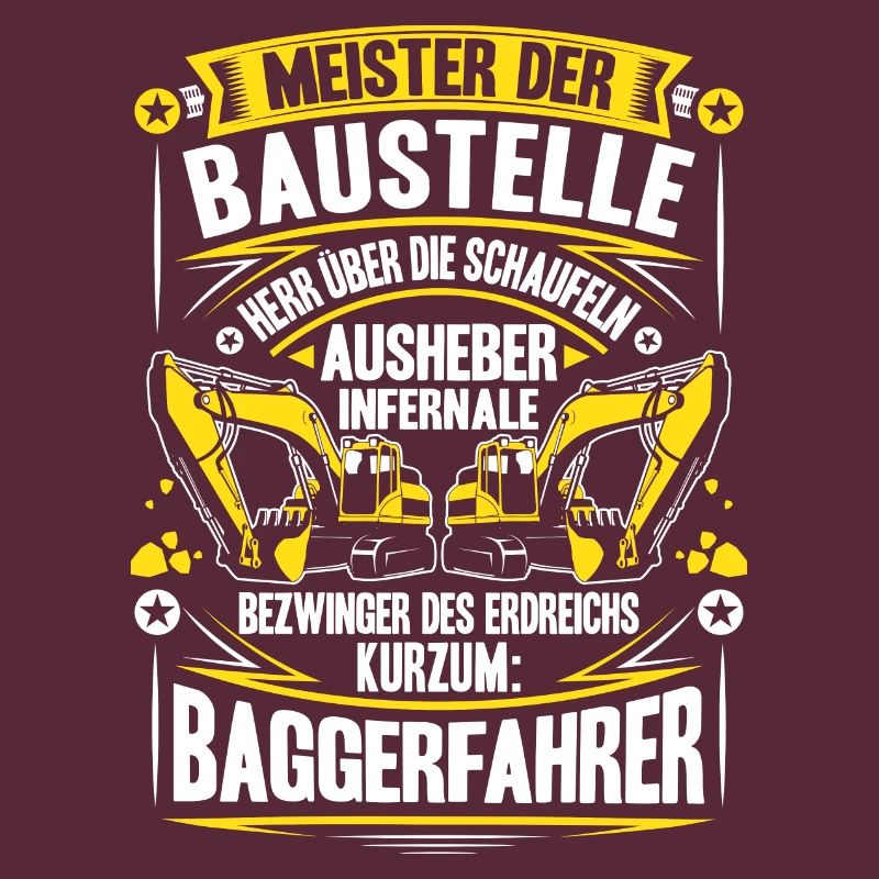 Baggerfahrer Baggerführer Baugeräteführer Bagger