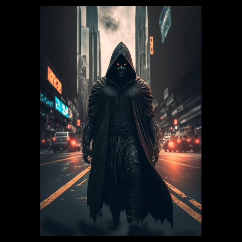 Futuristischer Sensenmann