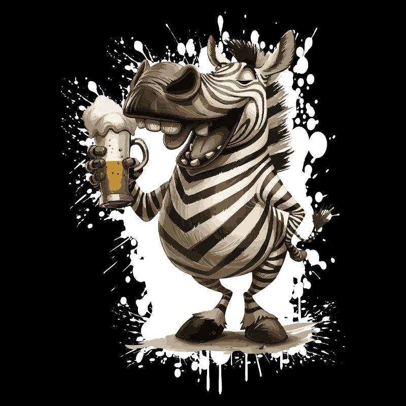 Bière Zebra Drôle