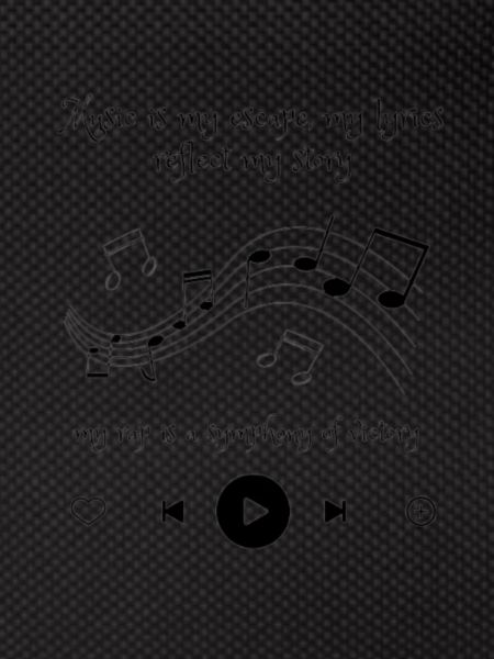 Music is my escape