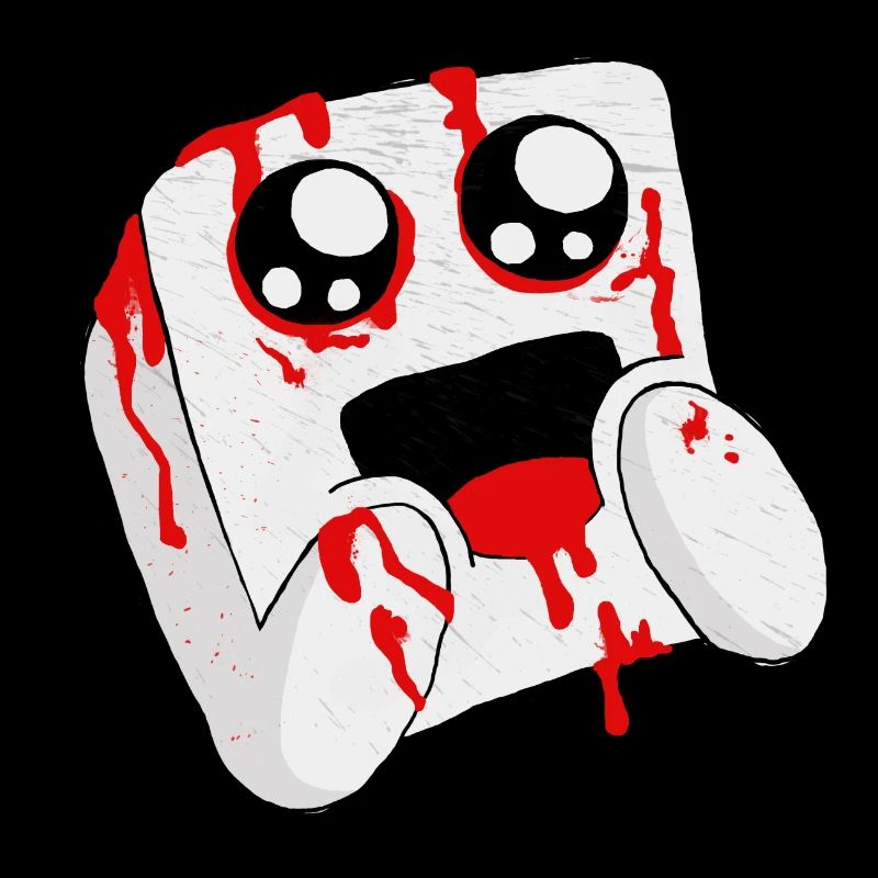 Blutiger Marshmallow