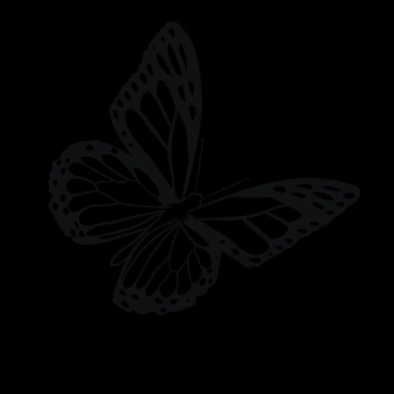 Schwarzer Schmetterling