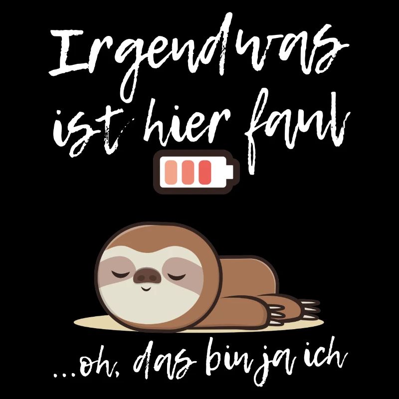 Faultier liegend Akku leer