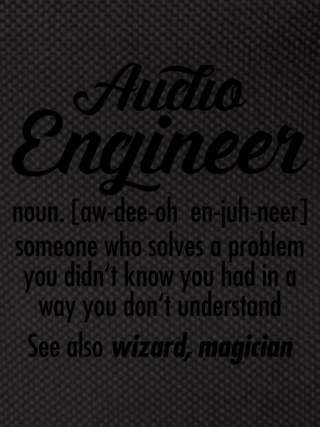 Audio Engineer - Definition